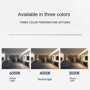 Indoor Outdoor Business Office 6000 Series Aluminum T-Profile Anodized Surface LED Strip <b>Light</b> - Product Image 6