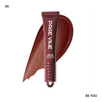 Gloss à lèvres liquide minéral hydratant longue tenue, waterproof, végan, haute pigmentation, fini brillant, marque privée