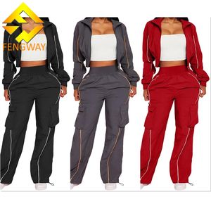 Новинка: осенне-зимний спортивный костюм-двойка для девочек в стиле Y2K, женский спортивный костюм с вышитым логотипом на заказ - Product Image 1