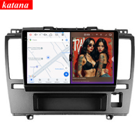 Autoradio DVD Lecteur Multimédia Android 14 120W X 6CH Série Katana pour Nissan Tiida 2004 - 2008 8+256GB Navigation DVD