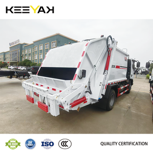 Camion compacteur de déchets Foron 6cbm neuf d'usine, 4*2, camion à ordures chinois avec moteur Cummins pour le nettoyage des ordures urbaines - Product Image 6