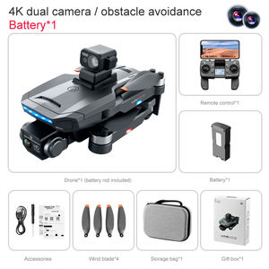 <span class=keywords><strong>K918</strong></span> <span class=keywords><strong>MAX</strong></span> GPS pliable pour débutant UAV en plastique avec caméra double système de caméra HD photographie aérienne Laser évitement d'obstacles - Product Image 6