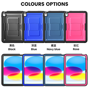 Para IPAD <span class=keywords><strong>Mini</strong></span> 6/7 nueva llegada funda protectora iPad 10th 10,9 funda con cinturón de hombro y soporte giratorio plegable fuerte - Product Image 3