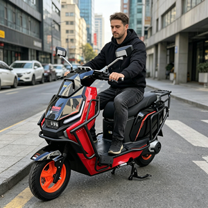 Vente en gros usine EEC CE Moto 2000W 80 km/h Scooter à 2 roues Moto pour adulte Moto électrique 1500W 72V 32Ah - Product Image 1