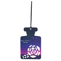 Carmate BLANG Désodorisant de voiture en papier au parfum longue durée, design personnalisé et tendance, parfum naturel pour rétroviseur