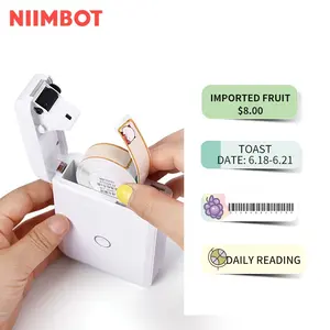 Niimbot D110 حار بيع 2021 الأسرة مساعد الحرارية بطاقة شعار طابعة 30-60 مللي متر/ثانية سريع 15 مللي متر المحمولة طابعة لفة حرارية ورقة/