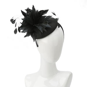 Royal Light Blue Kentucky Derby Fascinator Chic cappello da chiesa per adulti matrimonio chiesa occasioni <span class=keywords><strong>Tea</strong></span> <span class=keywords><strong>party</strong></span> - Product Image 4