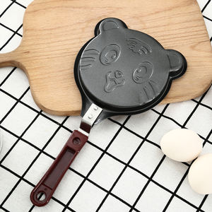 Mini sartén antiadherente de huevos en forma de corazón Diseño clásico para la preparación de pasteles de desayuno y tortillas - Product Image 4