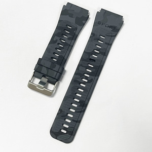 Correa de reloj de silicona suave de 22mm para <span class=keywords><strong>Casio</strong></span> Edific/535bk Series, hebilla de aguja de acero, Correa impermeable deportiva de goma para hombre - Product Image 6