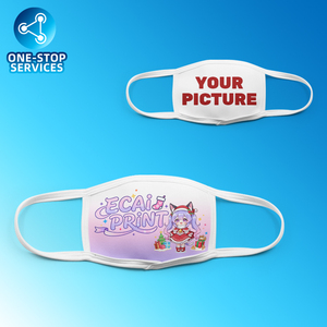 Produsen Masker Wajah Custom Print Anime Kartun MOQ Rendah, Masker Tebal - Product Image 2