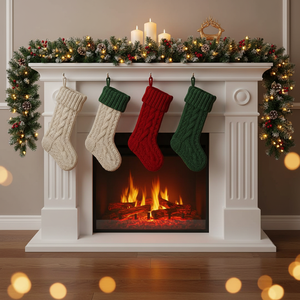 AYOYO Decoración Navideña <span class=keywords><strong>de</strong></span> Ratán <span class=keywords><strong>de</strong></span> 1.8 Metros, Adorno Colgante <span class=keywords><strong>para</strong></span> Puerta, Decoración <span class=keywords><strong>para</strong></span> Árbol <span class=keywords><strong>de</strong></span> <span class=keywords><strong>Navidad</strong></span>, Guirnalda <span class=keywords><strong>de</strong></span> Flores Doradas y Rojas - Product Image 1