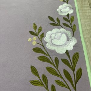 Tapis <span class=keywords><strong>de</strong></span> <span class=keywords><strong>prière</strong></span> personnalisé <span class=keywords><strong>de</strong></span> qualité supérieure, exclusif en ligne, en laine/soie, lavable, rembourré, avec broderie artisanale, dos antidérapant - Product Image 4