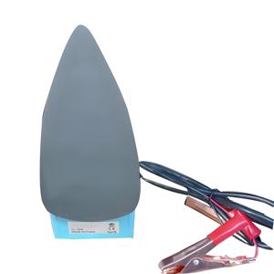 Besi kering listrik tenaga surya 12 V, besi rumah tangga kering baja tahan karat 12 Volt catu daya baterai surya bepergian