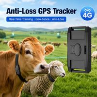 Traceur GPS 4G étanche IP67 pour bétail et animaux de compagnie, suivi en temps réel, alarme de clôture, prend en charge les modes GPS/WiFi/LBS, autonomie de 1 an