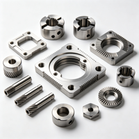 Pièces usinées CNC sur mesure de précision, adaptateur de base de montage de broche en alliage d'aluminium anodisé