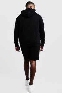 Vêtements de sport pour hommes, ensemble décontracté, court, avec Shorts assortis, t-shirt double surdimensionné, de course, collection - Product Image 2