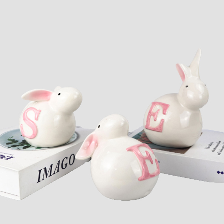 Пасхальный кролик, керамический декор, кролик