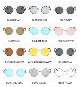 Gafas de Sol Retro Steampunk BOOM para Hombre, Redondas, Metálicas, Polarizadas, UV400, para Conducir - Product Image 5