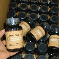 Compléments alimentaires portables pour le bronzage et la nutrition, formule antioxydante pour un éclat naturel, complément alimentaire 60 capsules