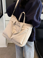 Bolso de Mano y Bandolera de Viaje para Mujer, con Cierre de Cremallera, Duradero, Gran Capacidad, Portátil