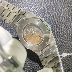 Orologio Automatico da Uomo di Alta Gamma Personalizzato con Diamanti Sintetici Incastonati a Mano e Moissanite su <span class=keywords><strong>Acciaio</strong></span> Inossidabile - Product Image 2