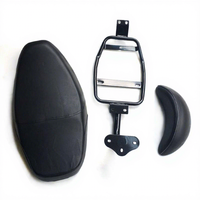 Modification DIY de selle arrière de moto ou scooter avec dossier