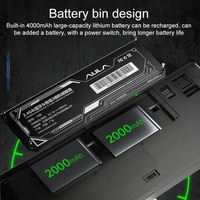 Nouveaux arrivages Vente chaude AULA F98 99 touches filaire 2.4G RGB Clavier mécanique à trois modes 200mAh 5V/600mA Type-C Clavier