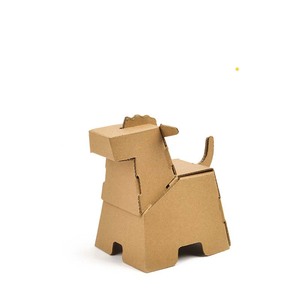 Yaratıcı Graffiti eğlenceli ve öğrenme için el yapımı karton kutular ve hayvan şekilleri ile kendi başına yap kağıdı çocuk oyuncak - Product Image 2