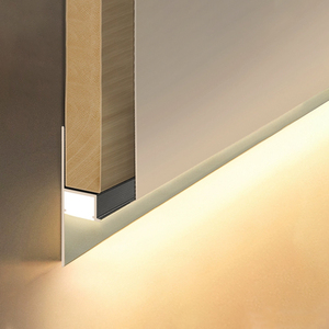 Plaque <span class=keywords><strong>de</strong></span> plinthe LED en alliage d'aluminium <span class=keywords><strong>de</strong></span> haute qualité au design moderne pour hôtels et appartements, modèle dissimulé - Product Image 3