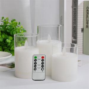 เทียนอิเล็กทรอนิกส์ควบคุมด้วยรีโมต, เทียนไฟฟ้าสีน้ำตาลเทียน <span class=keywords><strong>LED</strong></span> 7.5ซม. ควบคุมด้วยรีโมต - Product Image 2