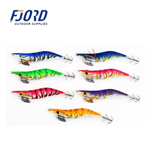 Mồi câu giả cứng FJORD 2.0'' 2.5'' 3.0'' 3.5'' 4.0'' móc bạch tuộc, tôm gỗ tùy chỉnh, mực phát sáng - Product Image 2