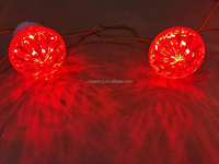 Nouveaux points lumineux LED cabochon 60 mm AC24V pour décoration de fête foraine, LED RGB Pixel pour manèges