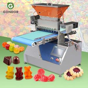 Mini Desk Top Desktop Automatic Vitamin Bear Gummy Jelly Candy <b>Chocolate</b> Depositor Production Form <b>Make</b> <b>Machine</b> - Product Image 1