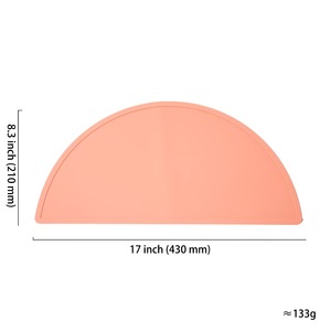 Special Offer Non-Slip Half Reusable Silicone Placemats Dinner Plates Korean Tea Cups <strong>Bowls</strong> Cartoon Pattern Kids Insulated Mats - Product Image 5
