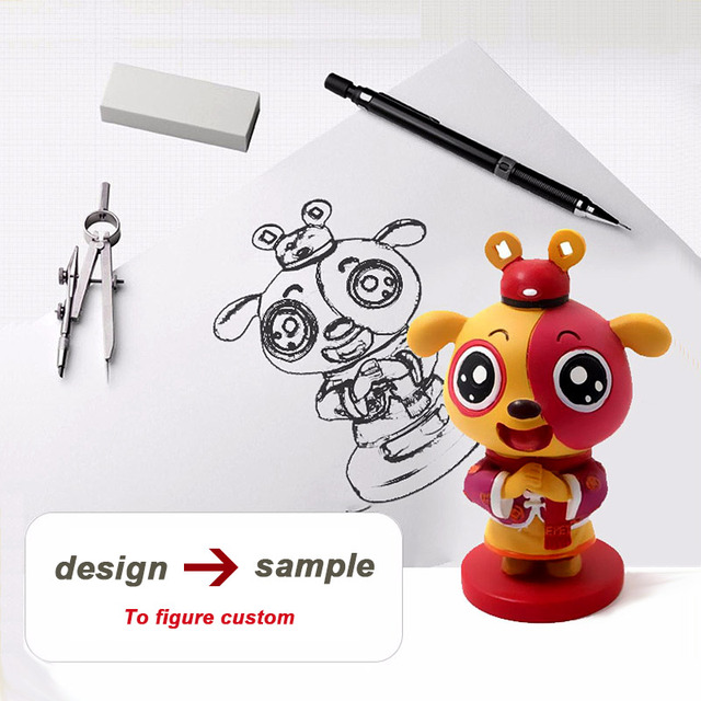OEM Custom PVC Lined Keychain 3D Silicone Cartoon Dolls Anime Theme High Quality Mascot Design by Factory