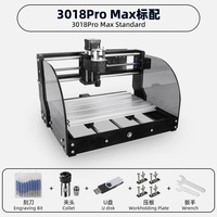 Pour Mini 3018 Pro, routeur CNC 3 axes pour le bois, commande NC Studio, machine de gravure laser 3D, moteur Core 3040, garantie 1 an, 775W