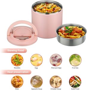 2025 New Arrival Hot Food Vacuum Food Storage <b>Container</b> Stainless Steel Insulated Food Cup Thermoses Lunch Bowl <b>Container</b> - Product Image 2