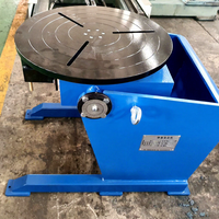 Positionneur de soudage automatique pour soudures circulaires, plateforme rotative et inclinable pour raccords de tuyauterie, avec réglage VFD, type assis