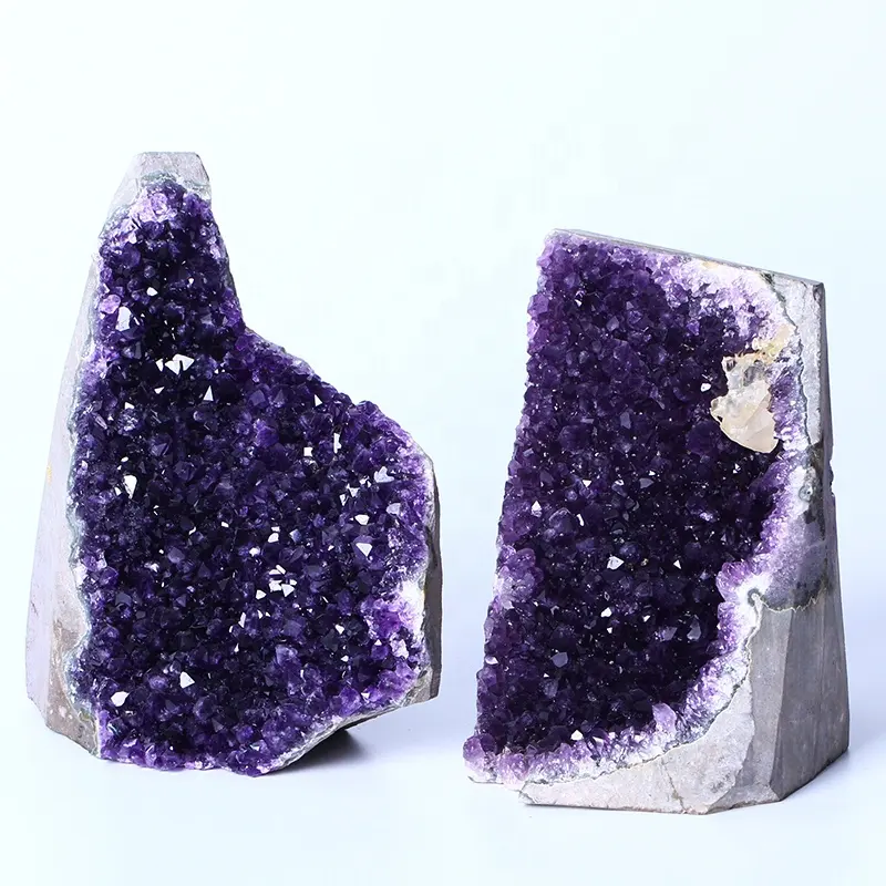 Großhandel Heil mineralien natürliche Druzy Quarz höhle brasilia nische Uruguay Amethyst Cluster Geode für spirituelle Geschenke