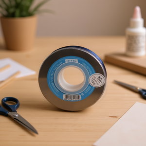 Nastro in Raso Blu Navy 0,6 cm 25Y D35 - Product Image 3