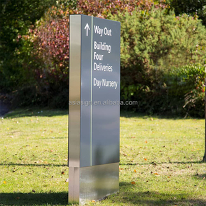 Insegna Pubblicitaria Retroilluminata in Acciaio Inox Personalizzata OEM per Bar, Targa con <span class=keywords><strong>Numero</strong></span> Civico, Insegna per Indirizzo Esterna Resistente alle Intemperie - Product Image 2