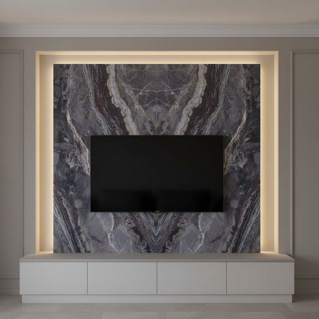 Modern Interior Waterproof Fireproof Decorative Wall Covering Panels Easy 3D Digital Printing PVC Wall Panel