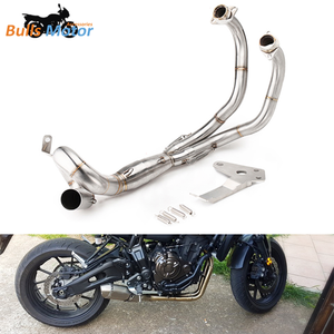 Échappement de moto d'usine de la Chine pour Yamaha MT07 FZ07 tuyau d'échappement tuyau d'en-tête en acier inoxydable <span class=keywords><strong>MT</strong></span>-<span class=keywords><strong>07</strong></span> silencieux de tuyau de descente sans lacet - Product Image 6