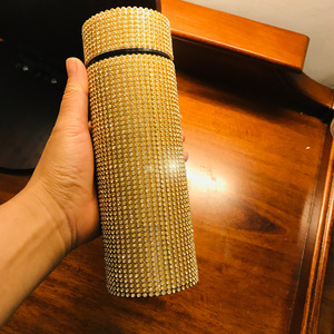 Flacon de bouteille d'eau de luxe Offres Spéciales de 500ml cristal de diamant de strass de Bling intelligent pour Hydro Flask brillant et élégant - Product Image 5
