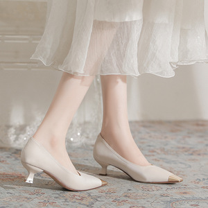 Zapatos de Tacón Grueso para Mujer, Zapatos de Tacón Alto para Fiestas, Bodas, Oficina, Eventos Casuales y Nocturnos, Zapatos de Vestir Cómodos - Product Image 4