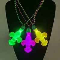Großhandel LED Leuchtende Halsketten Mardi Gras Karneval Party Feiertags-Accessoires