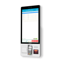 Terminal de Pago con Pantalla Táctil LCD de 27 Pulgadas, Sistema Windows, Kiosco de Autoservicio Montado en la Pared para Supermercado