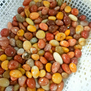 Wholesale 20-30mm Healing Crystals Natural Golden Silk <strong>Jade</strong> Crystal Tumbled <strong>Stone</strong> for Buyer - Product Image 2