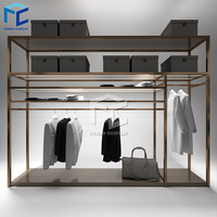 Meuble de présentation pour magasin de vêtements, présentoir à chaussures, décoration de boutique de vêtements pour hommes, portant à vêtements pour magasin de vêtements
