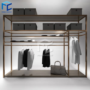 Negozio di vestiti di moda esposizione scarpiera mobili da uomo negozio di vestiti decorazione appendiabiti per negozio di abbigliamento - Product Image 4